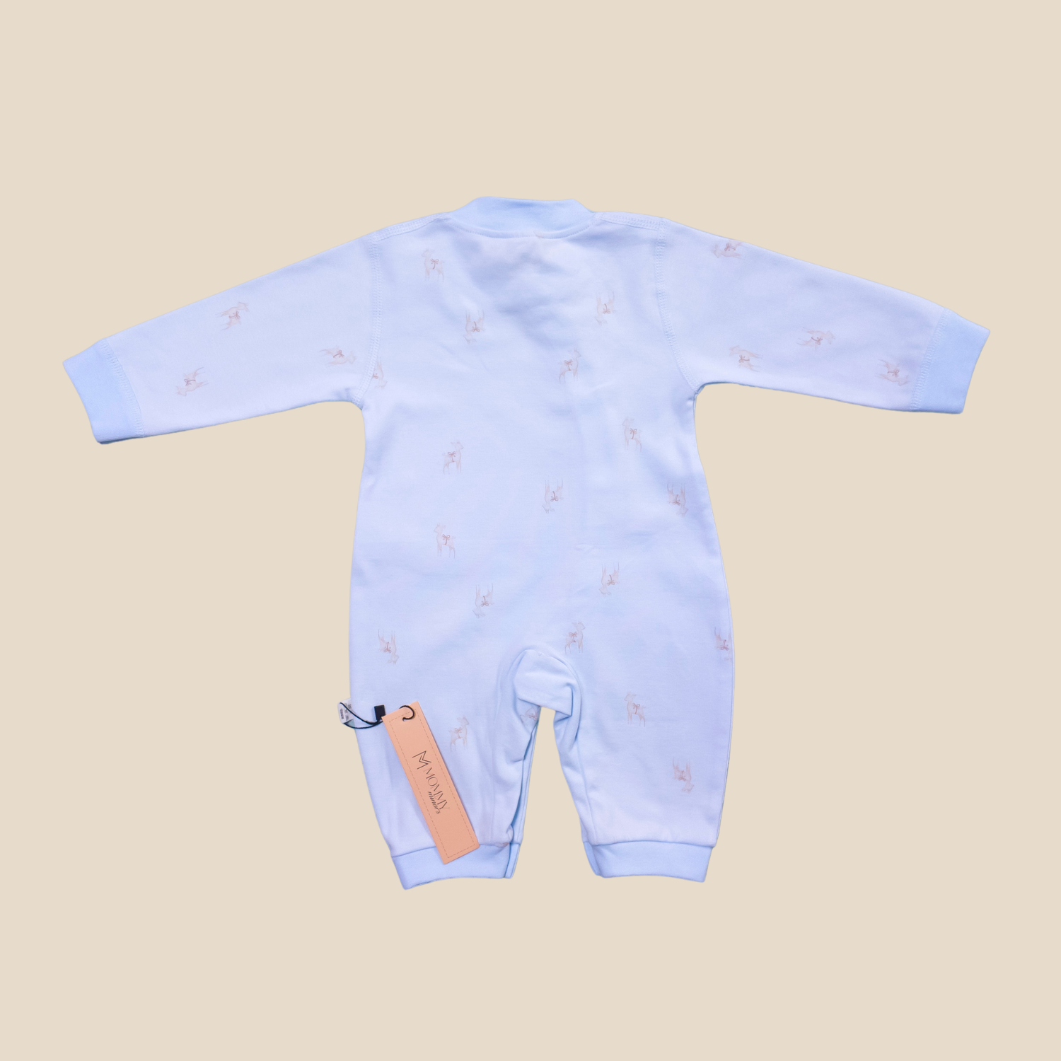 Sky Blue Soft Cotton Baby Romper